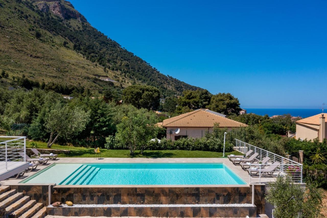 Villa Maria Con Piscina E Vista Mare Castellammare del Golfo Luaran gambar
