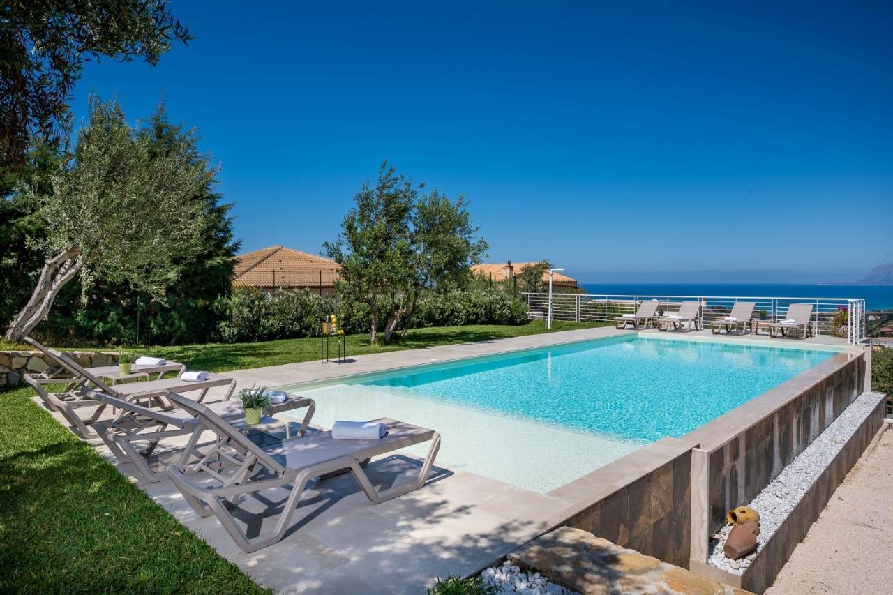 Villa Maria Con Piscina E Vista Mare Castellammare del Golfo Luaran gambar