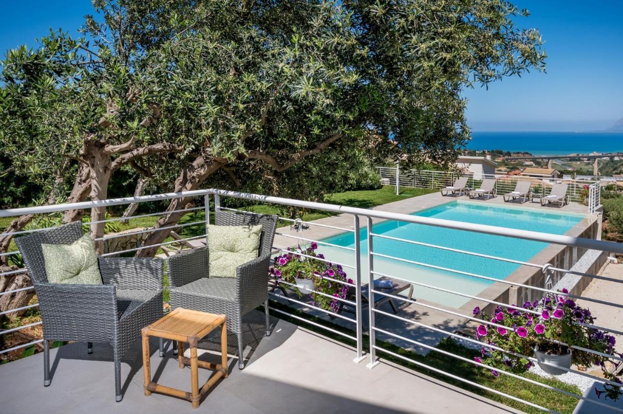 Villa Maria Con Piscina E Vista Mare Castellammare del Golfo Luaran gambar