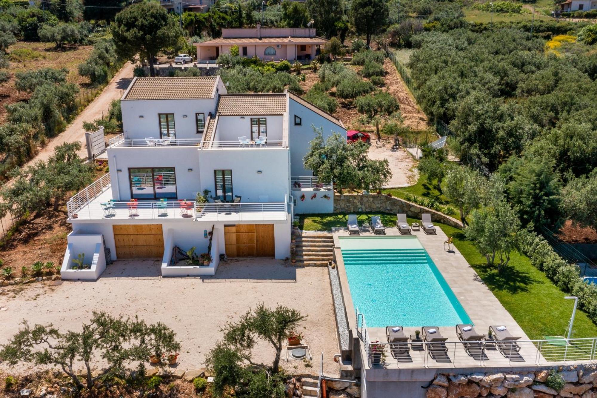 Villa Maria Con Piscina E Vista Mare Castellammare del Golfo Luaran gambar